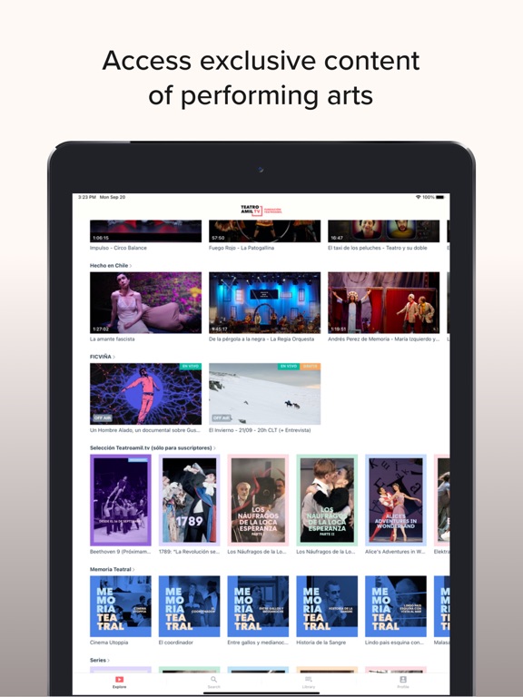 Screenshot #6 pour Teatroamil.tv