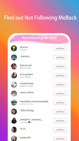 Game screenshot Unfollowers Followers Tracker apk