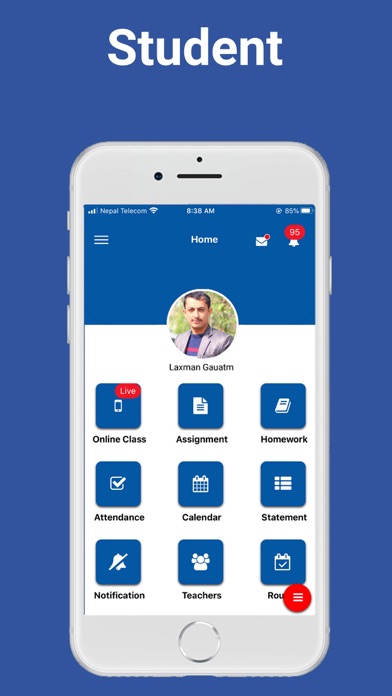 Usha English Boarding School Screenshot