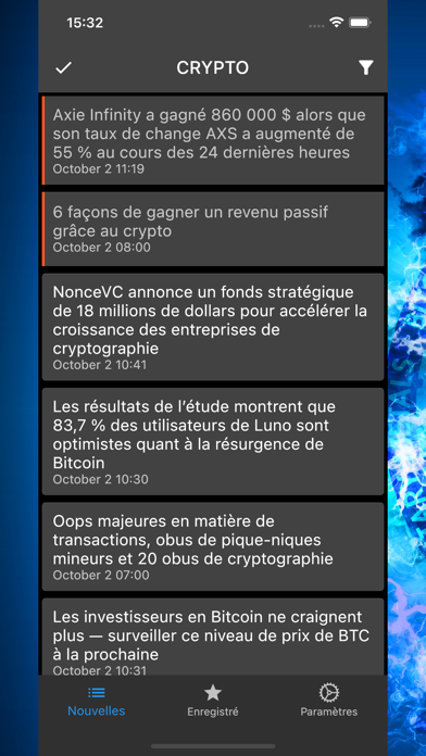 Screenshot #1 pour Brevy — actualités bitcoin