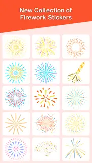 fireworks stickers pack iphone screenshot 2