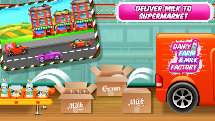 Milk the Farm Cow Factory Dash screenshot-3