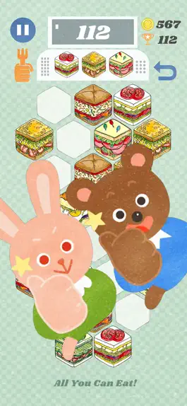 Game screenshot -AllYouCanEat!-Rabbit and Bear apk