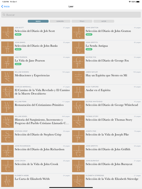 Biblioteca de los Amigos iPad screenshot 5 - Book app