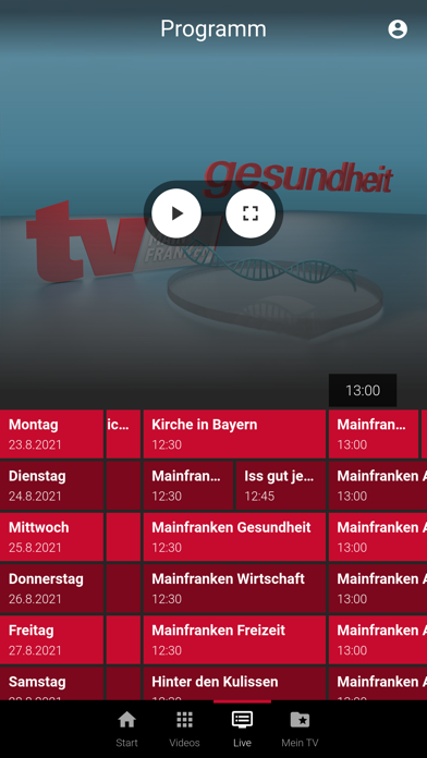 TV Mainfranken Screenshot