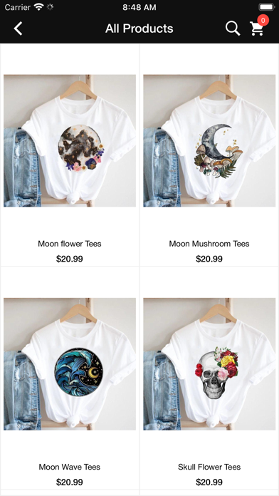 AMAC Shop Screenshot