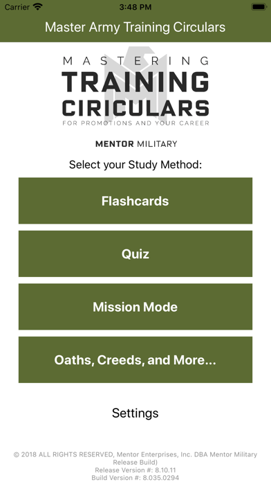 Master Army Training Circulars Screenshot
