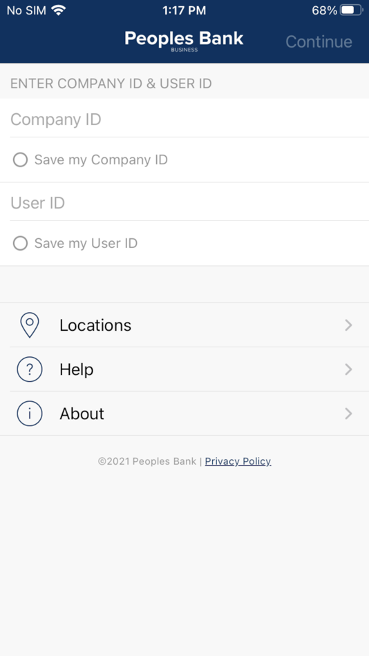 Peoples Bank TX Business - 5.0.20.1668 - (iOS)