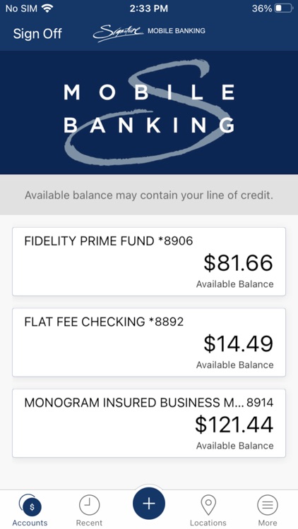 Signature Mobile Banking