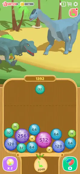 Game screenshot Dino 2048 mod apk
