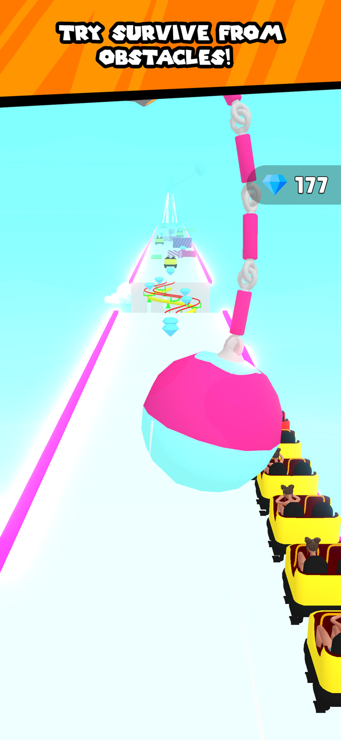 Roller Coaster Stack 3D