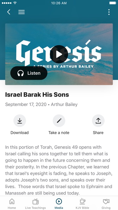 Arthur Bailey Ministries Screenshot
