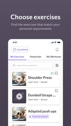 Accessercise screenshot 1