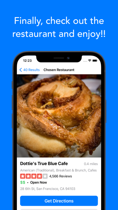 Decide - Restaurant Roulette Screenshot