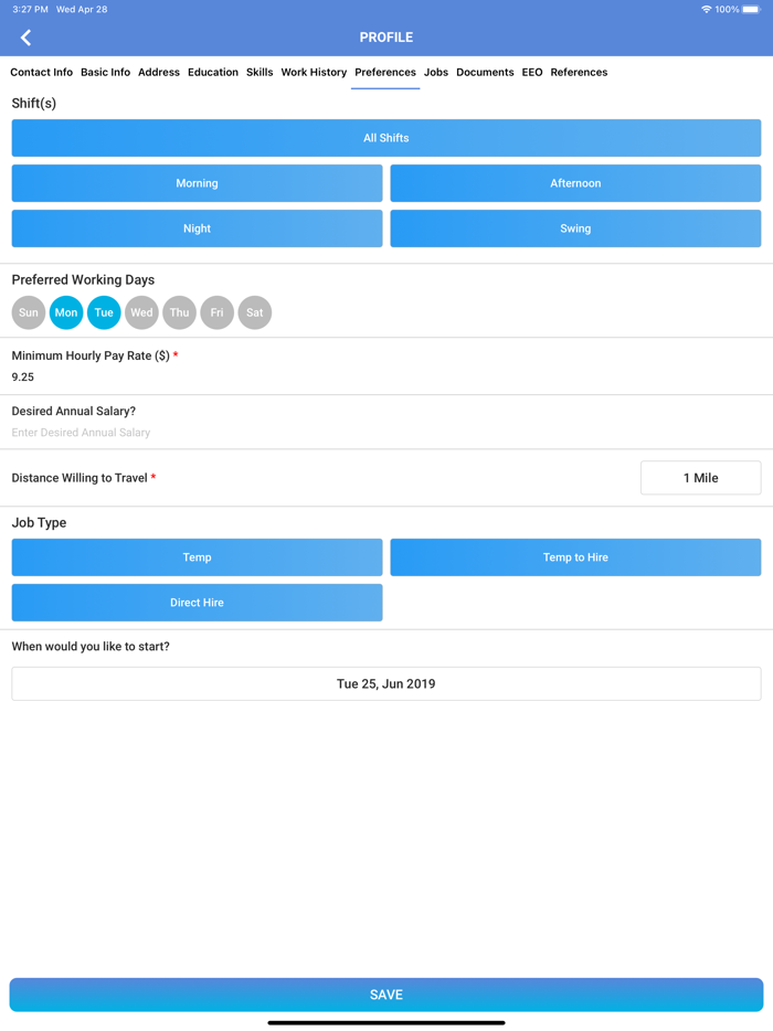 WurkNow Employee App
