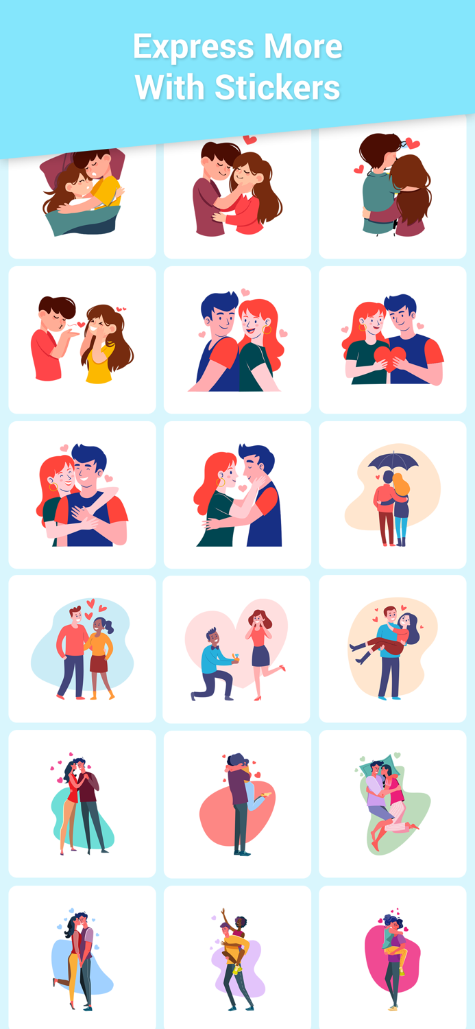 Couple Love Bird Stickers