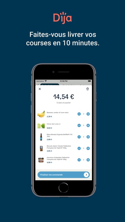 Dija - Livraison de courses