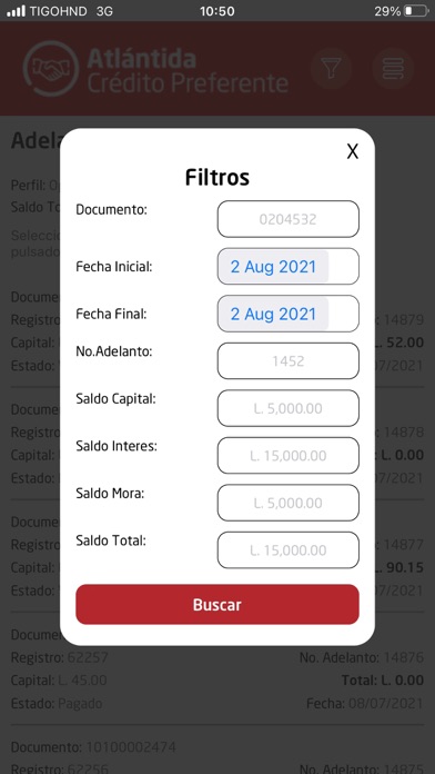 Atlántida Crédito Preferente Screenshot