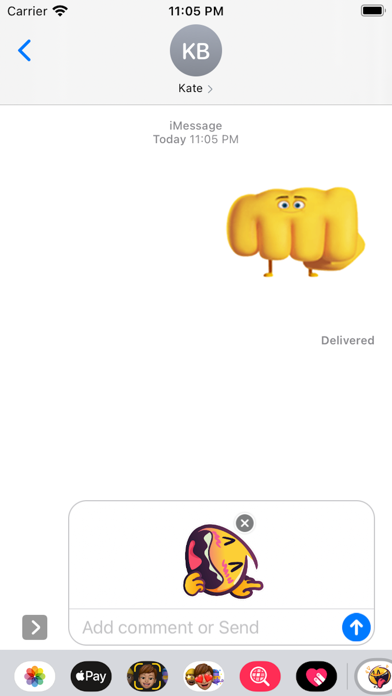 Screenshot #3 pour Fun Moji - Chat Sticker