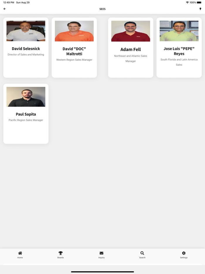 SEES Inc. Parts Finder