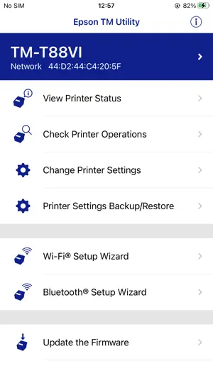 Epson TM Utility screenshot 1