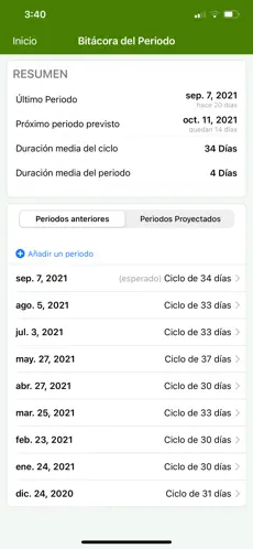 Captura 7 Alerta de Período Lite iphone