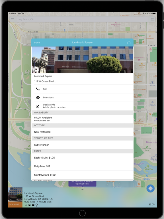 Screenshot #5 pour EZparkLB - Park Smarter