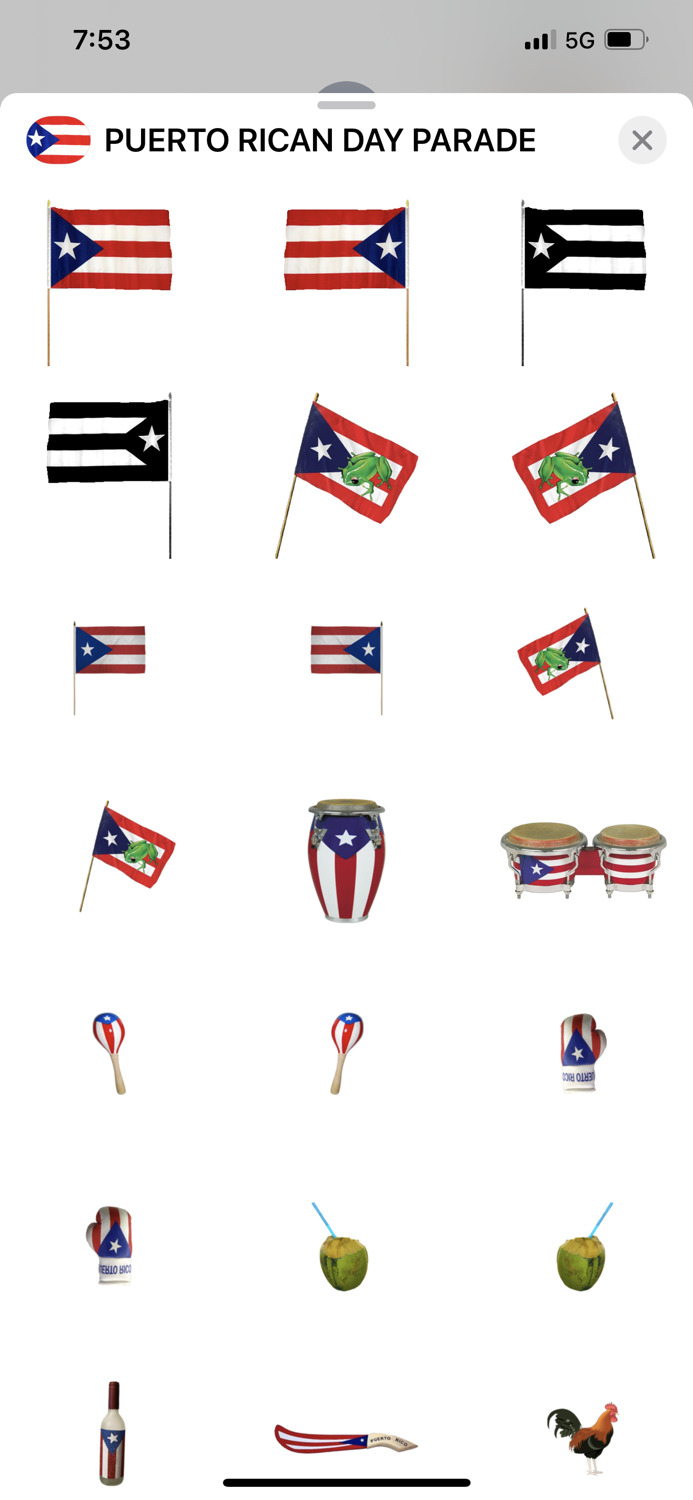PUERTO RICAN DAY PARADE MEMOJI