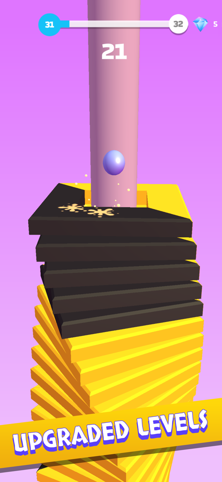 Helix Stack Jump: Fun 3D Games screenshot 1