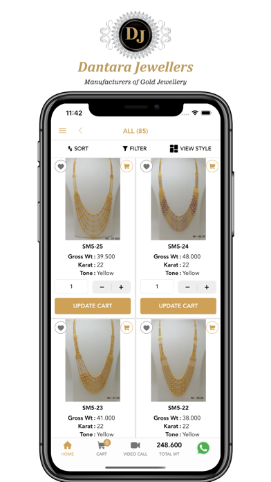 Dantara Jewellers Screenshot