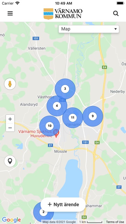 Felanmälan Värnamo