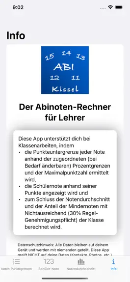 Game screenshot Abinoten-Rechner für Lehrer mod apk