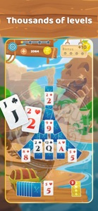 Solitaire TriPeaks: Pirates screenshot #1 for iPhone