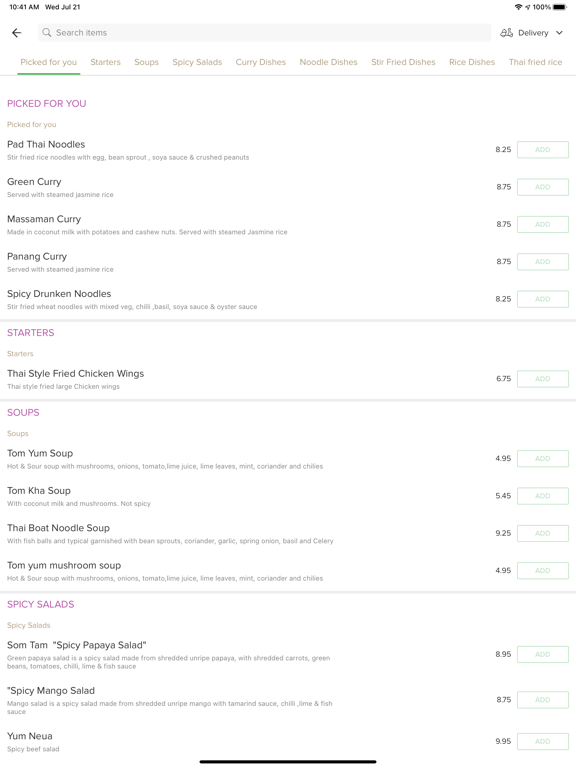 Screenshot #6 pour Nisas Thai Kitchen