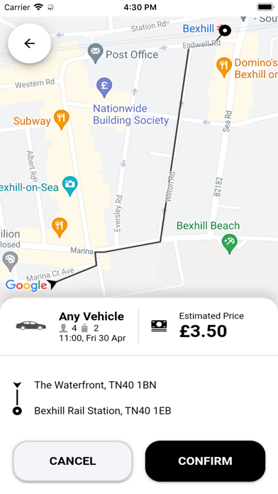 Town Taxis Bexhill-on-Sea Screenshot