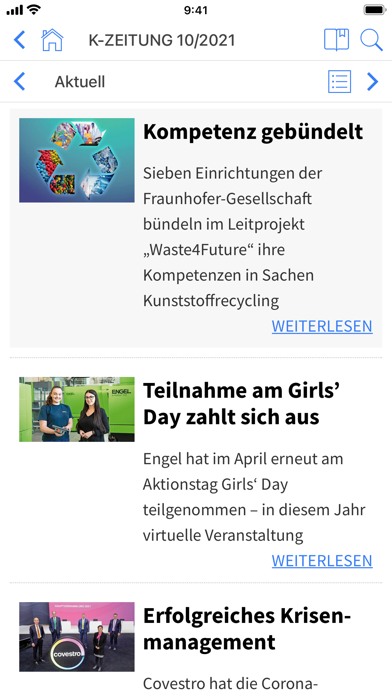 K-Zeitung Screenshot