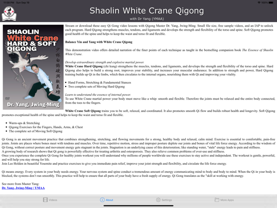 Screenshot #5 pour Shaolin Crane Qigong