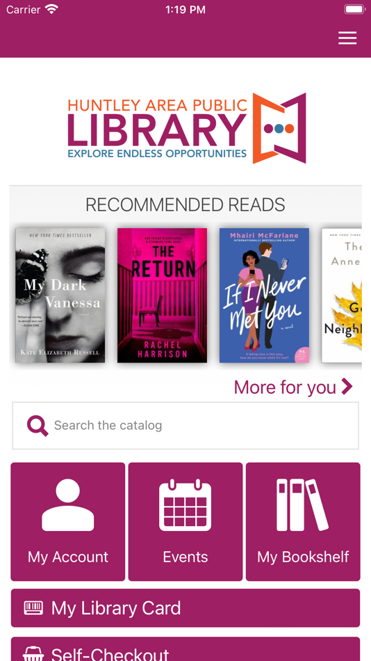 #1. Huntley Area Public Library (iOS) 由: Huntley Area Public Library