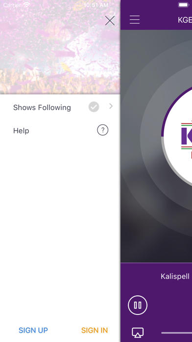 KGEZ AM600/FM96.5 Screenshot