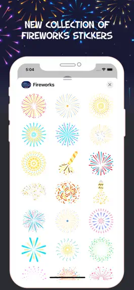 Game screenshot Fireworks Stickers Plus apk