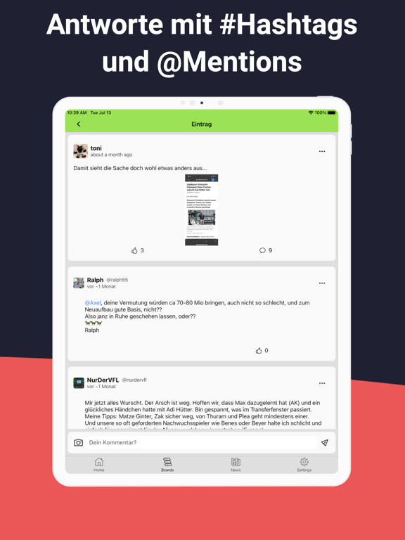 FUPPES iPad screenshot 4 - Sports app