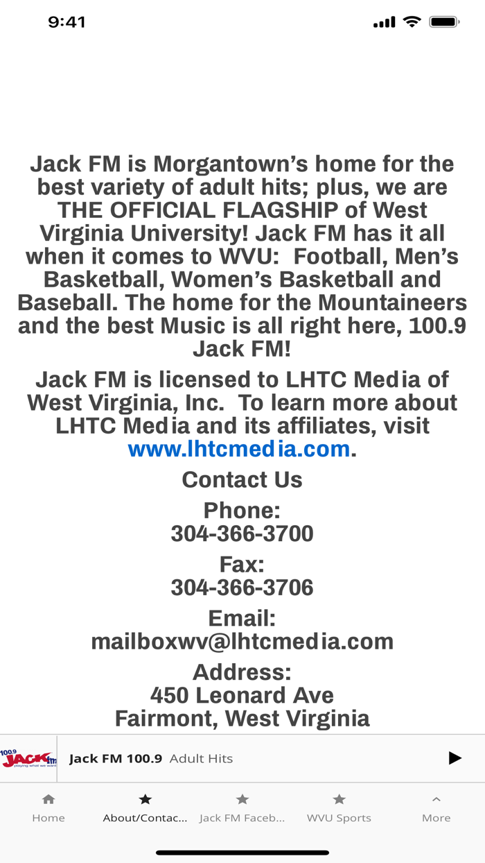 Jack FM 101 - Morgantown