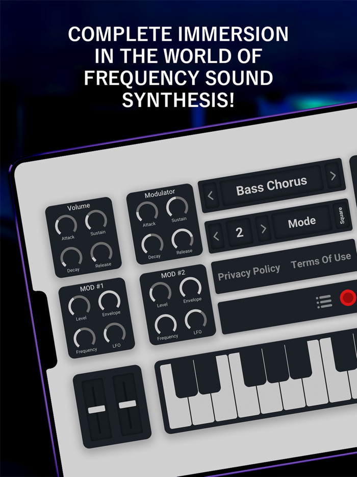 FM Synthesizer – Piano Keys