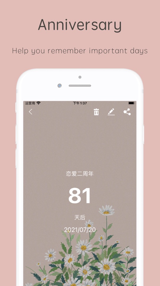 #4. Love Widgets - Countdown (iOS) 由: 楚婷 柯
