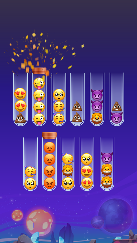 #7. Emoji Sort Master (iOS) Podle: Vnstart LLC