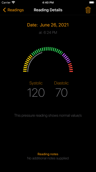 My Blood Pressure Diary screenshot 2