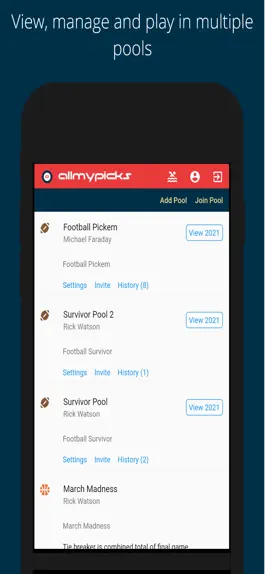 Game screenshot allmypicks apk