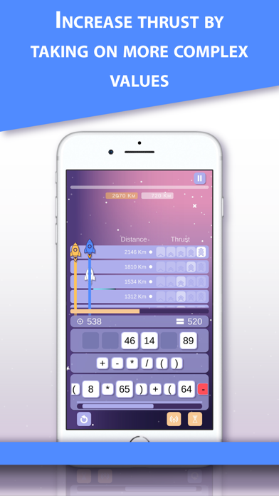 Screenshot #2 pour Rocket Arithmetic!