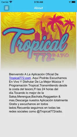 Game screenshot Tropical 772 Radio mod apk