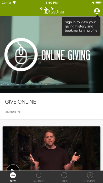 RiverTree Christian Church Screenshot